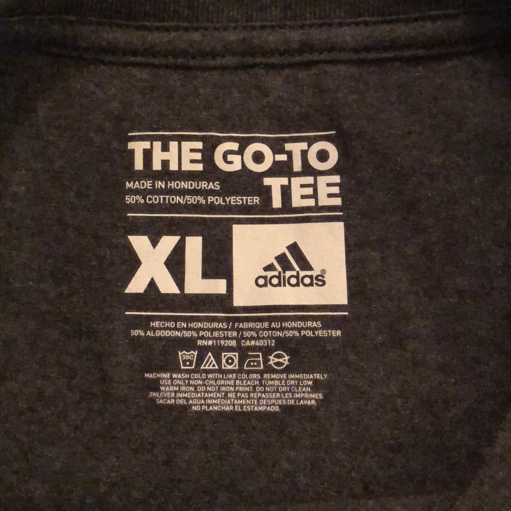 Knicks Kristaps Porzingis adidas Logoman T-Shirt - Picture 7 of 7